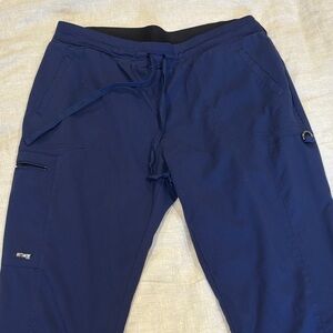 Women’s scrub pants, greys anatomy, size large, navy blue